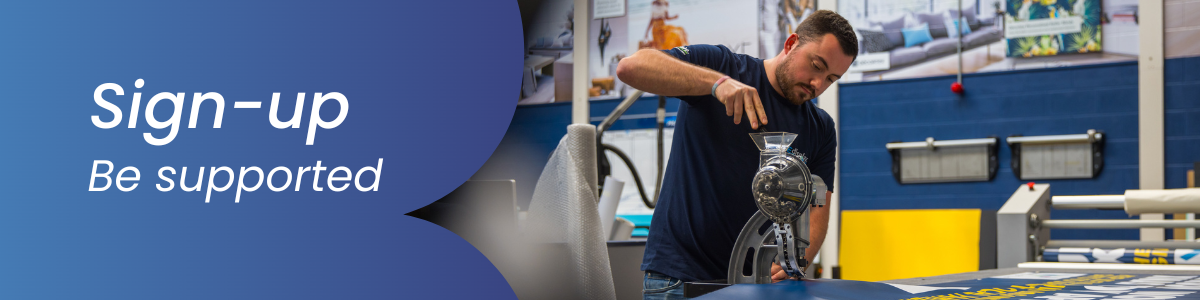 Sign up and be supported image